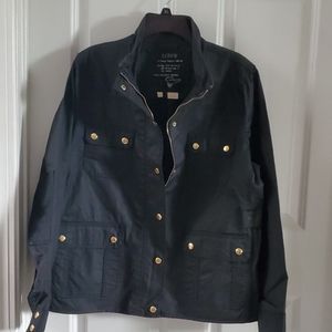 GUC j. Crew relaxed fit field jkt blk xl